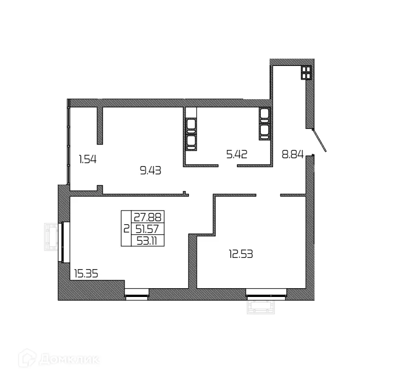 Фото квартиры в ЖК СЕЛЕНА