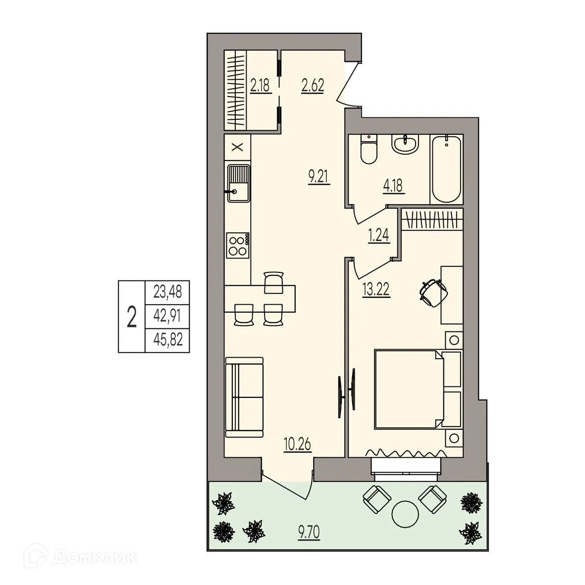 Фото квартиры в ЖК Герои