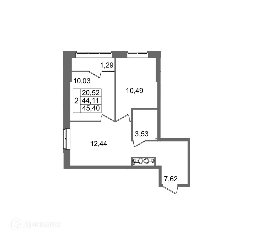 Фото квартиры в ЖК Гармония