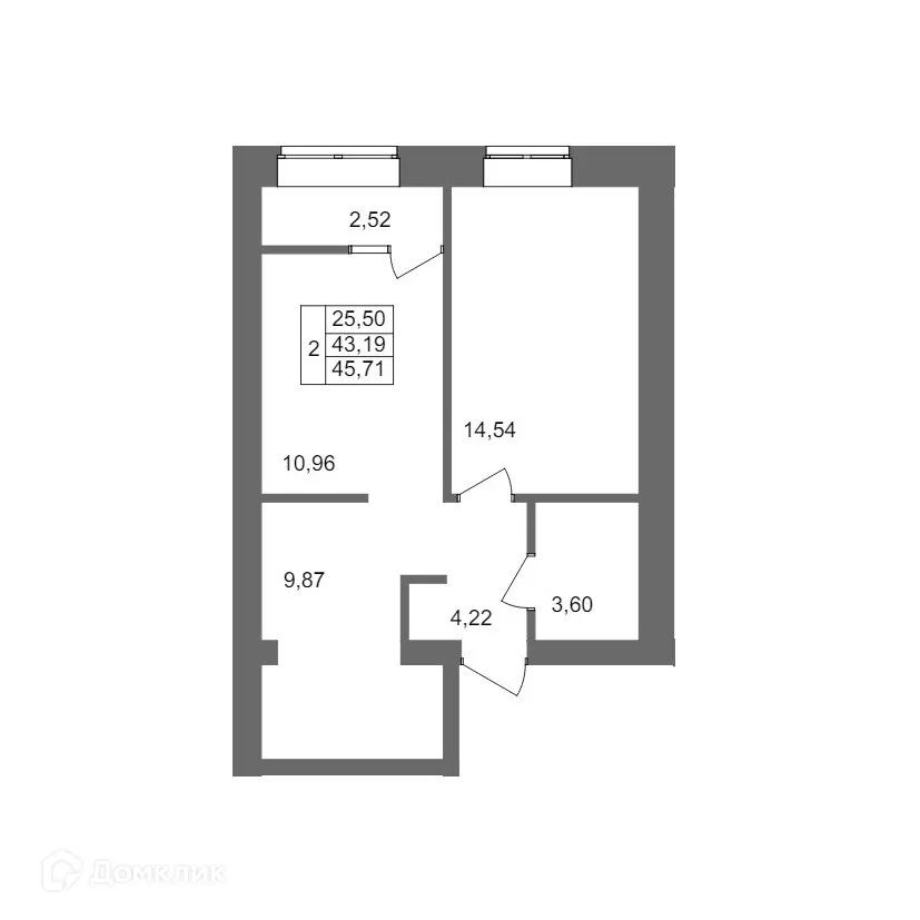 Фото квартиры в ЖК Клубный дом на Жукова