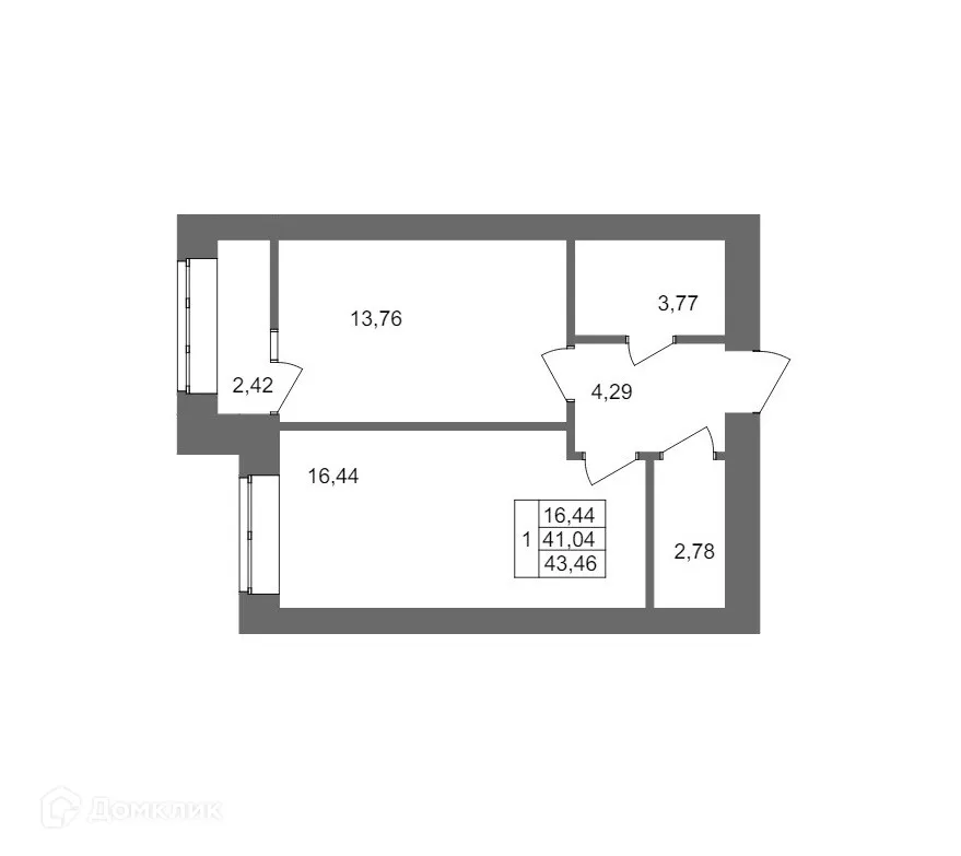 Фото квартиры в ЖК Клубный дом на Жукова