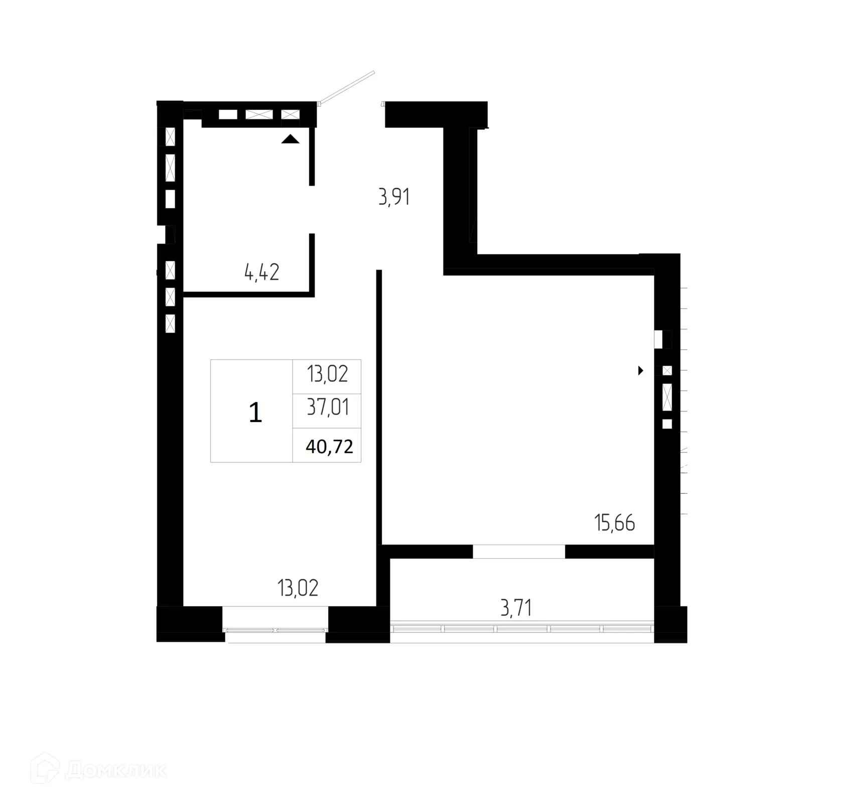 Фото квартиры в ЖК ОНЕГИН