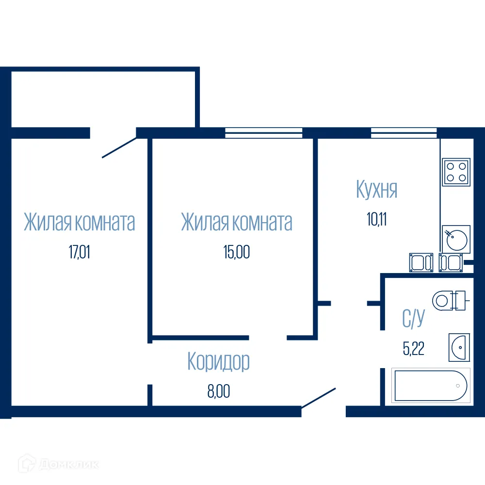 Фото квартиры в ЖК Крылья