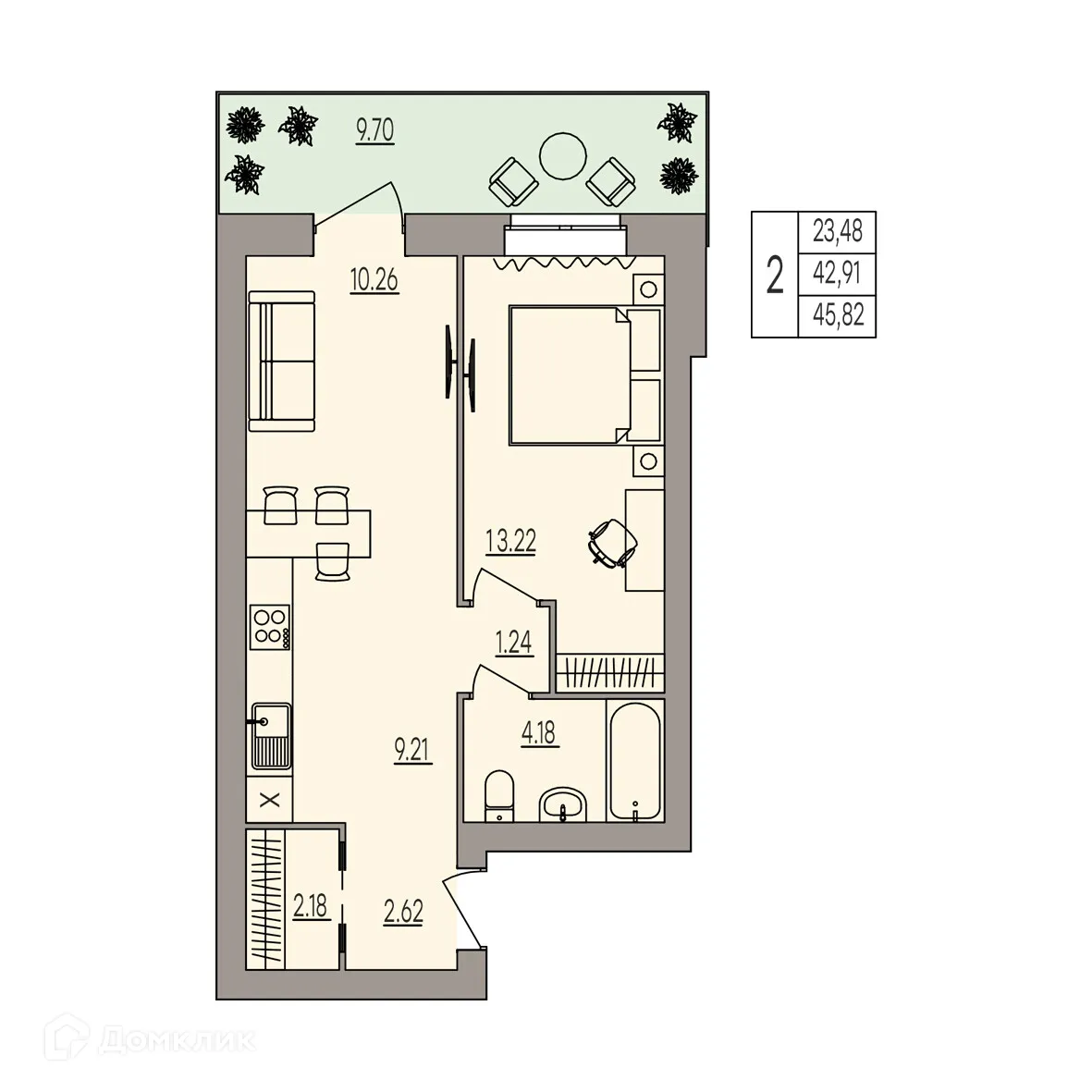 Фото квартиры в ЖК Герои