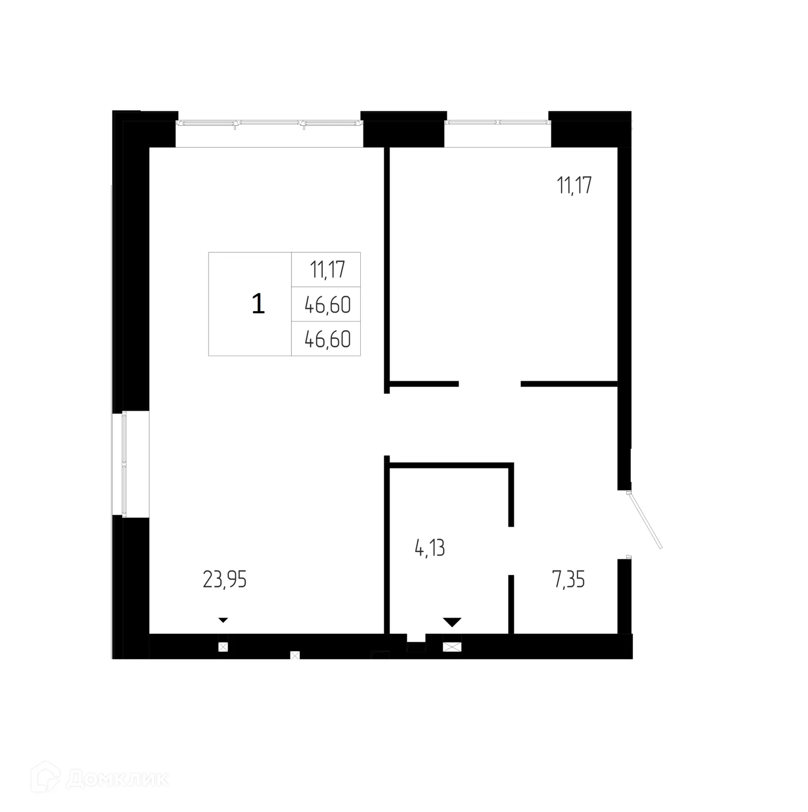 Фото квартиры в ЖК ОНЕГИН