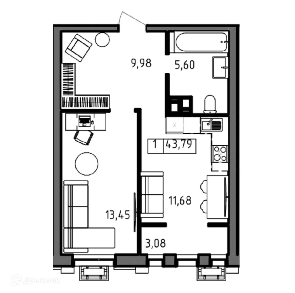 Фото квартиры в ЖК ОМЕГА