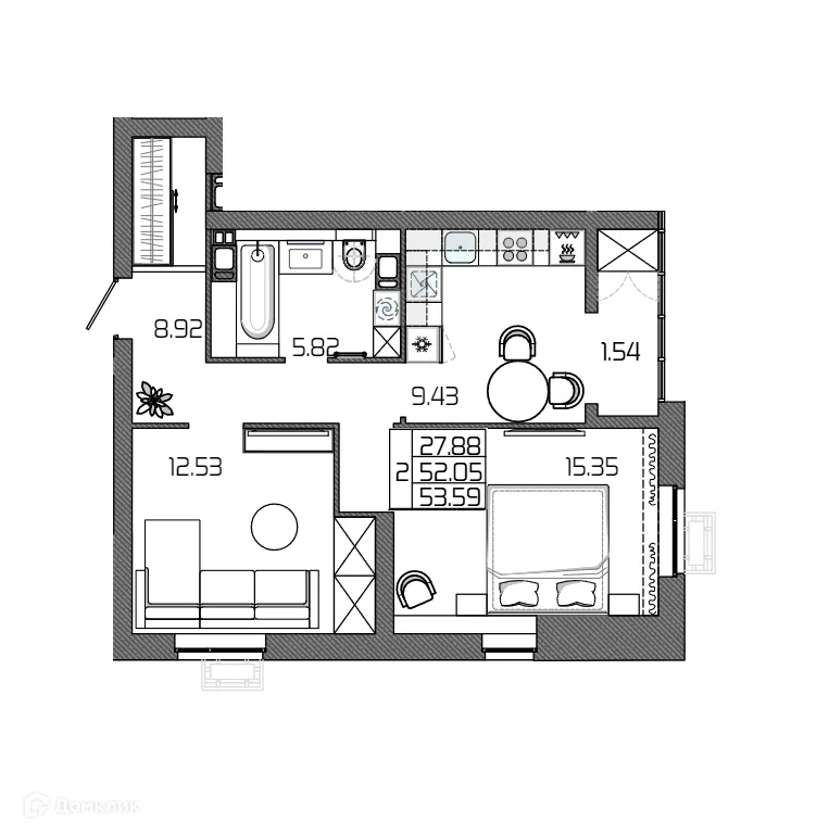 Фото квартиры в ЖК СЕЛЕНА