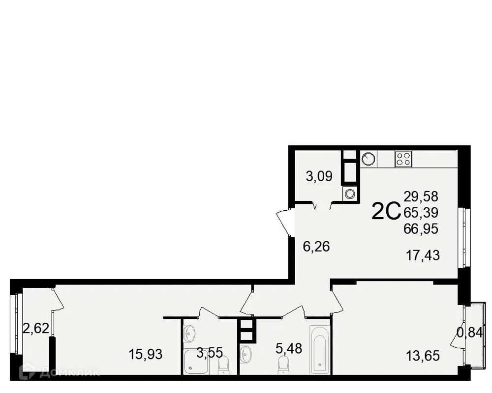 Фото квартиры в ЖК Аура