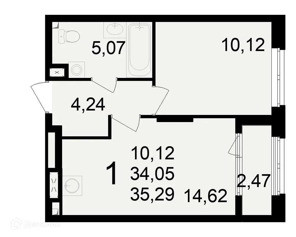 Фото квартиры в ЖК Макроквартал "Свобода"