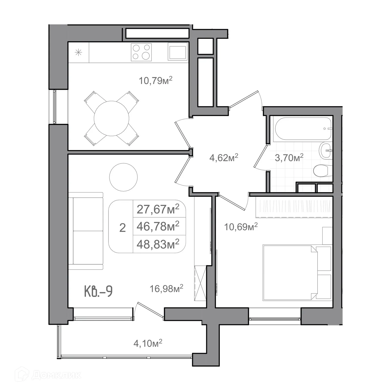 Фото квартиры в ЖК ФАКУЛЬТЕТ