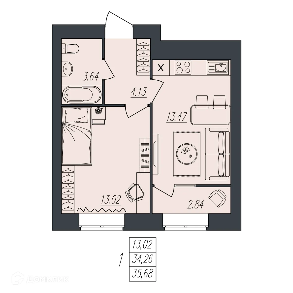 Фото квартиры в ЖК на Атласова