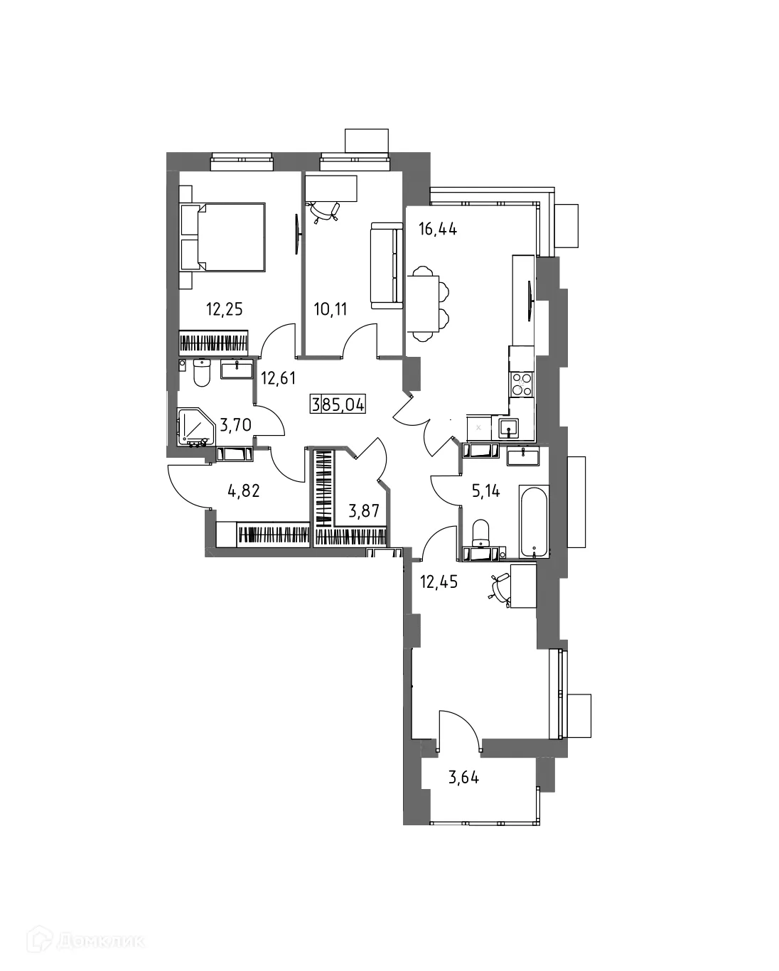 Фото квартиры в ЖК Фаренгейт