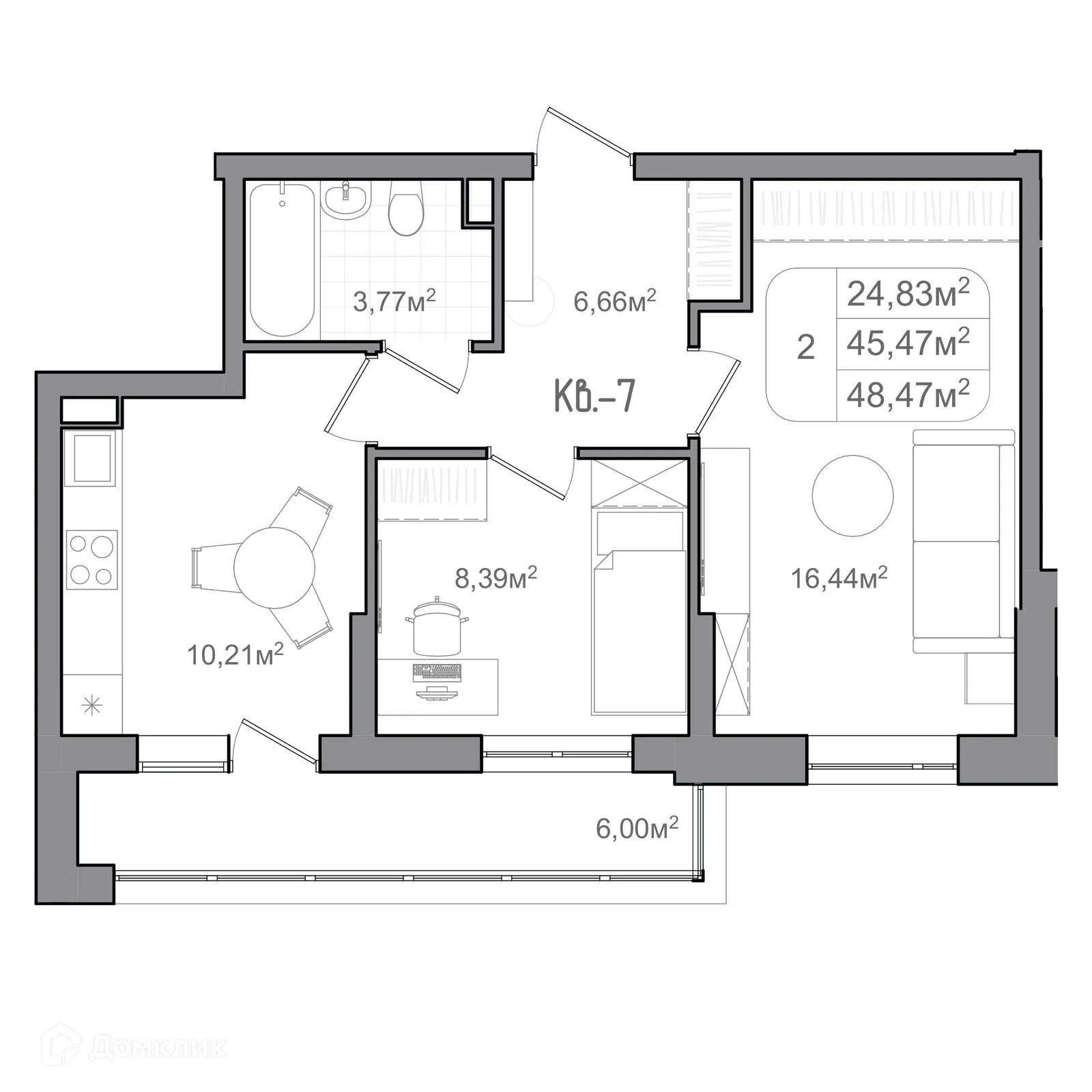Фото квартиры в ЖК ФАКУЛЬТЕТ