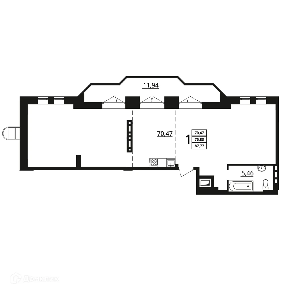 Фото квартиры в ЖК "Резиденция"