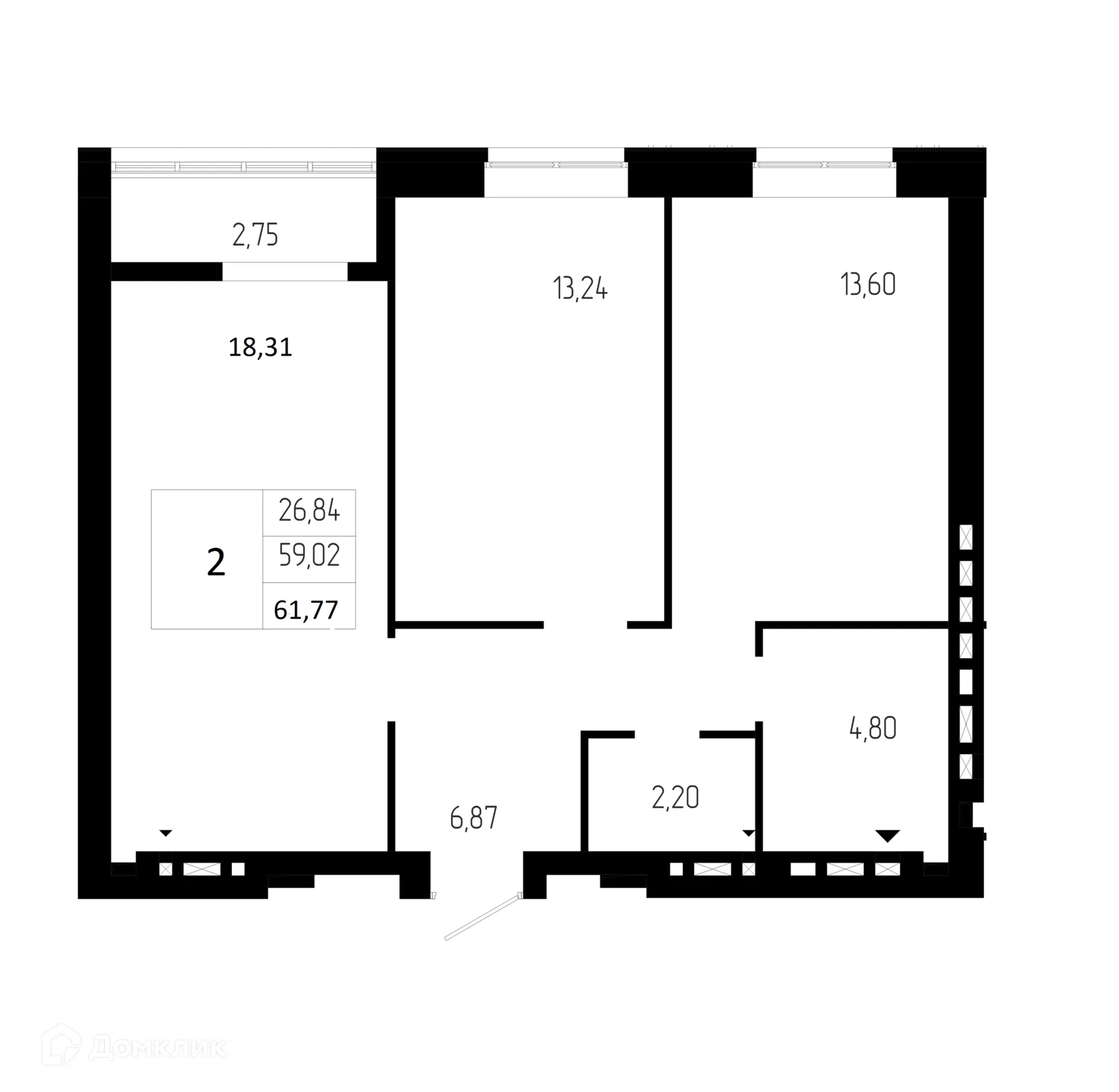 Фото квартиры в ЖК ОНЕГИН