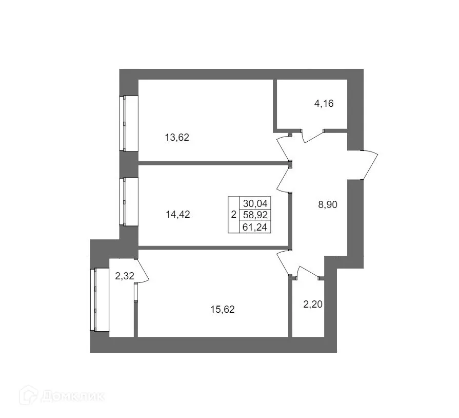 Фото квартиры в ЖК Клубный дом на Жукова