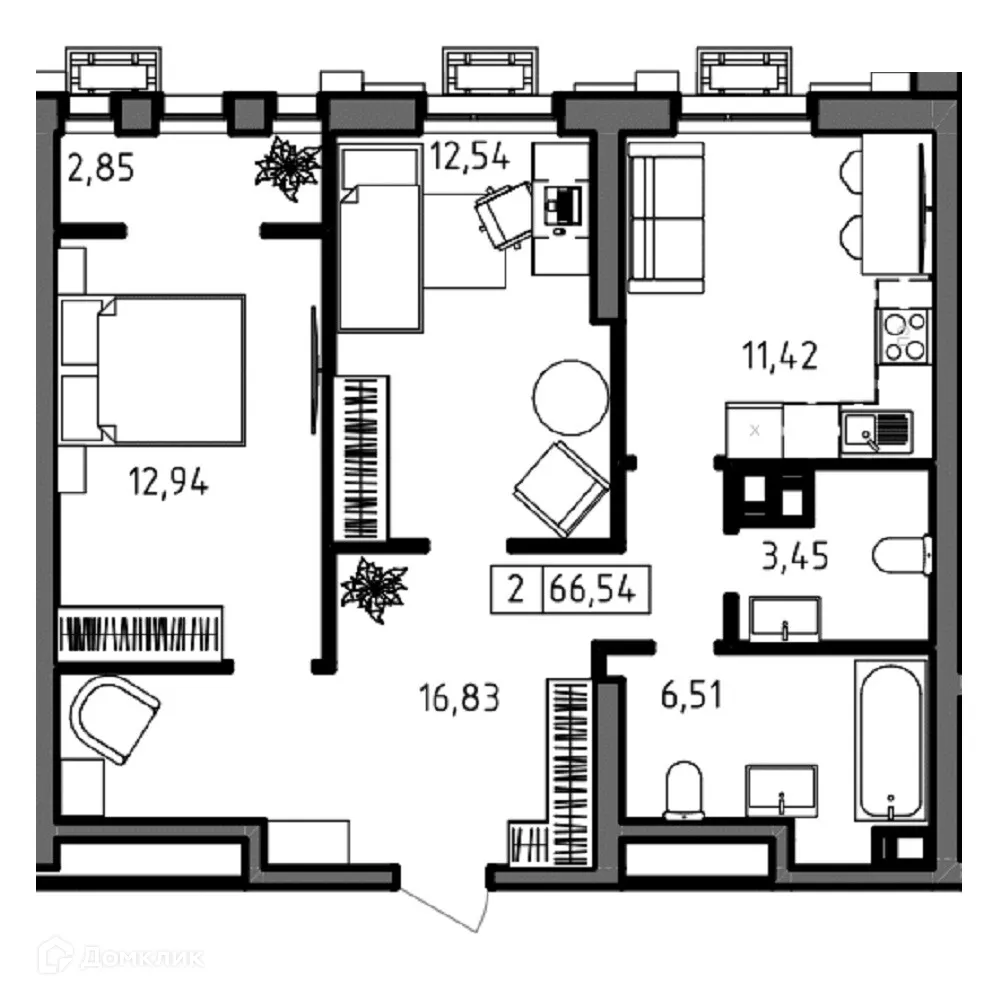 Фото квартиры в ЖК ОМЕГА