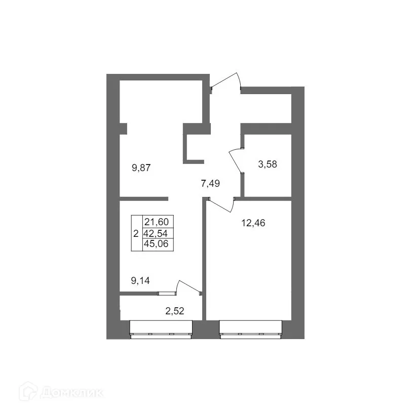 Фото квартиры в ЖК Клубный дом на Жукова