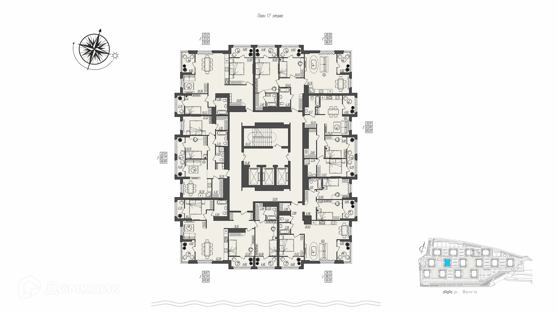 Фото квартиры в ЖК БЕРЕГ ВОЛГИ