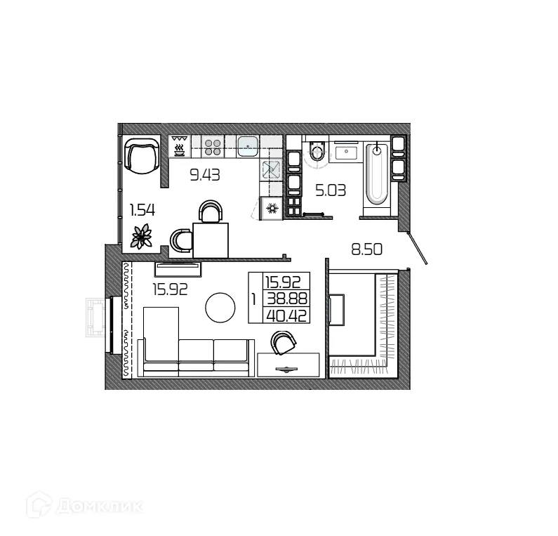 Фото квартиры в ЖК СЕЛЕНА