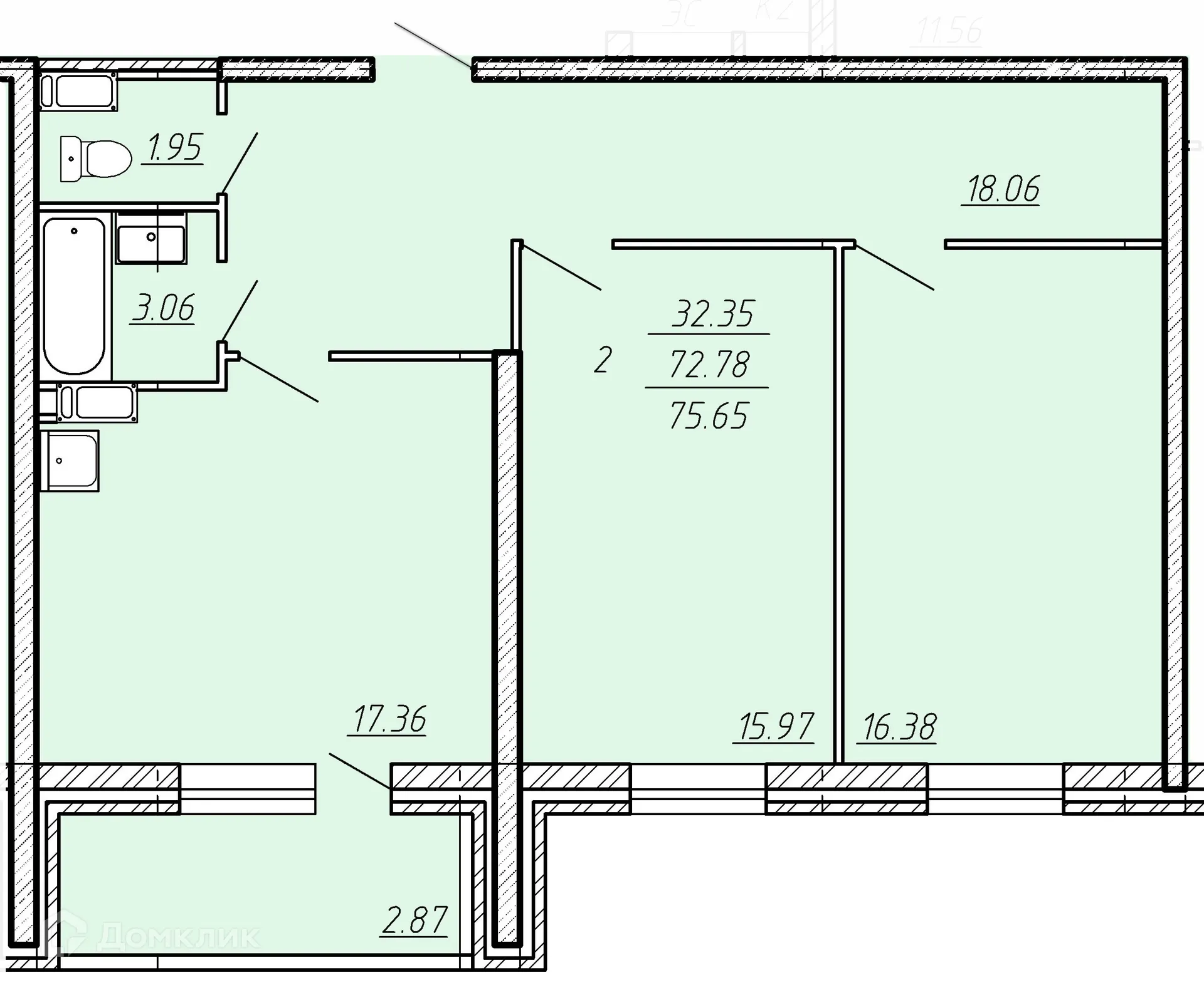 Фото квартиры в ЖК Клевер