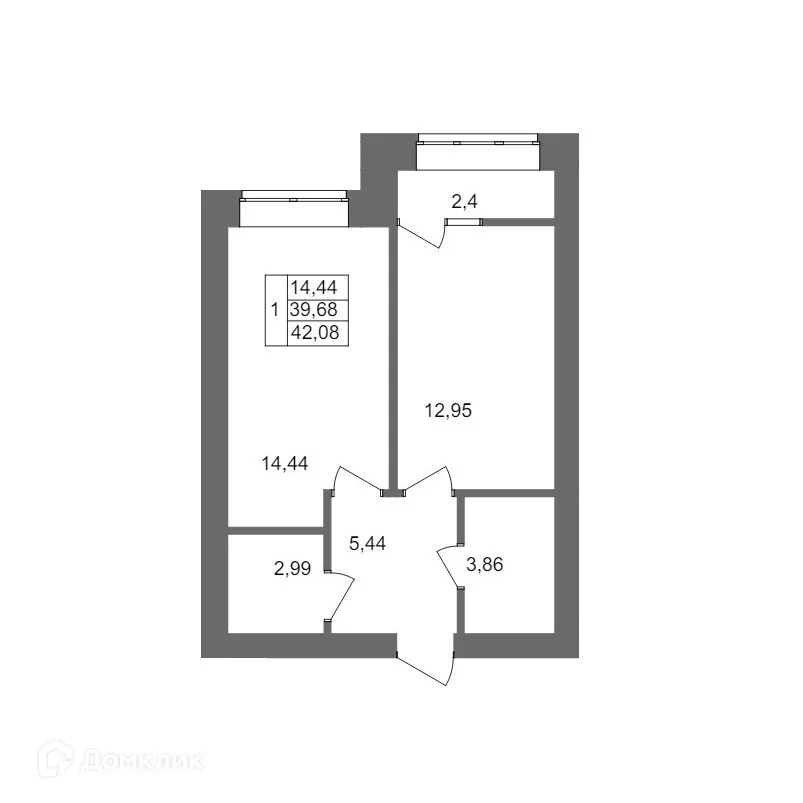 Фото квартиры в ЖК Клубный дом на Жукова