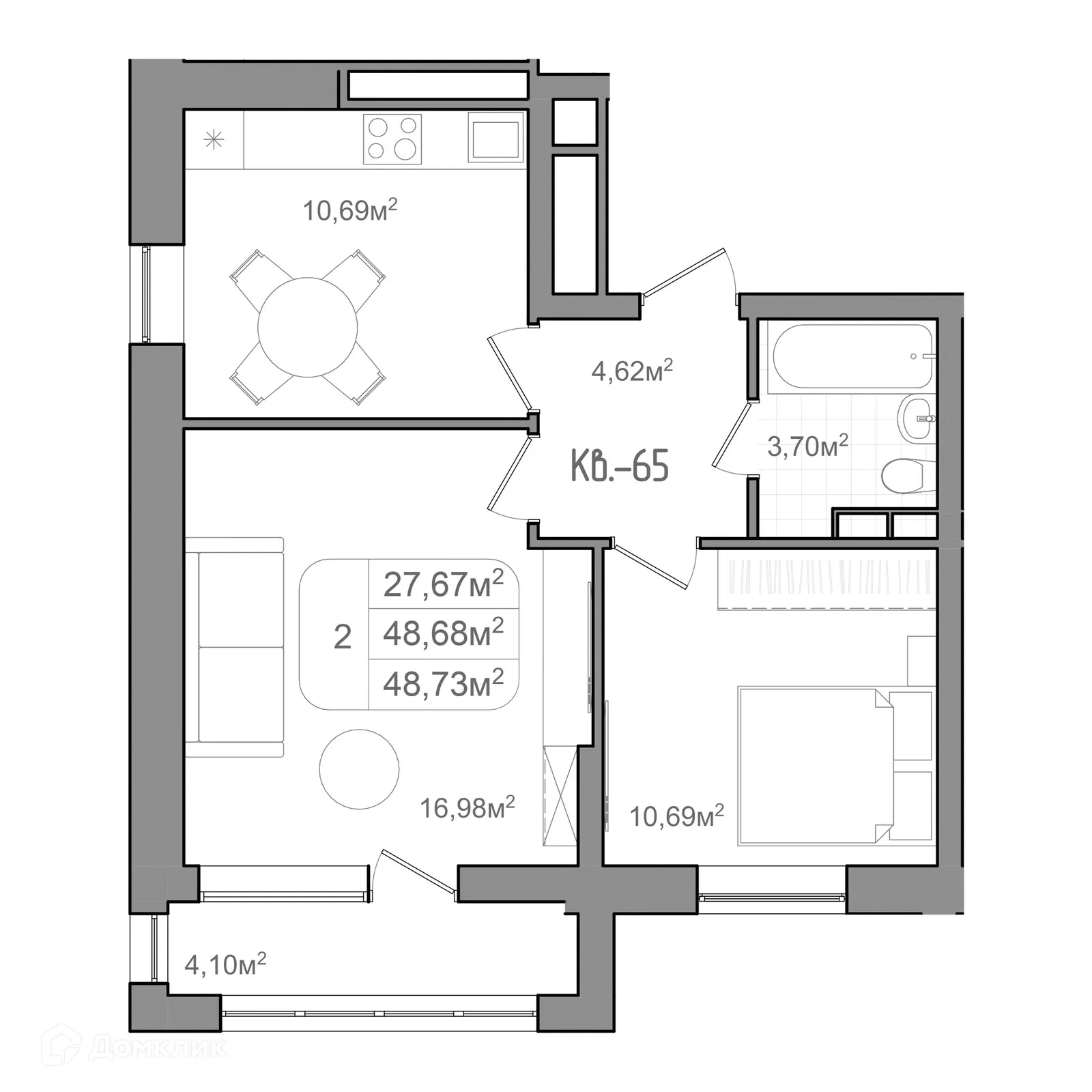 Фото квартиры в ЖК ФАКУЛЬТЕТ