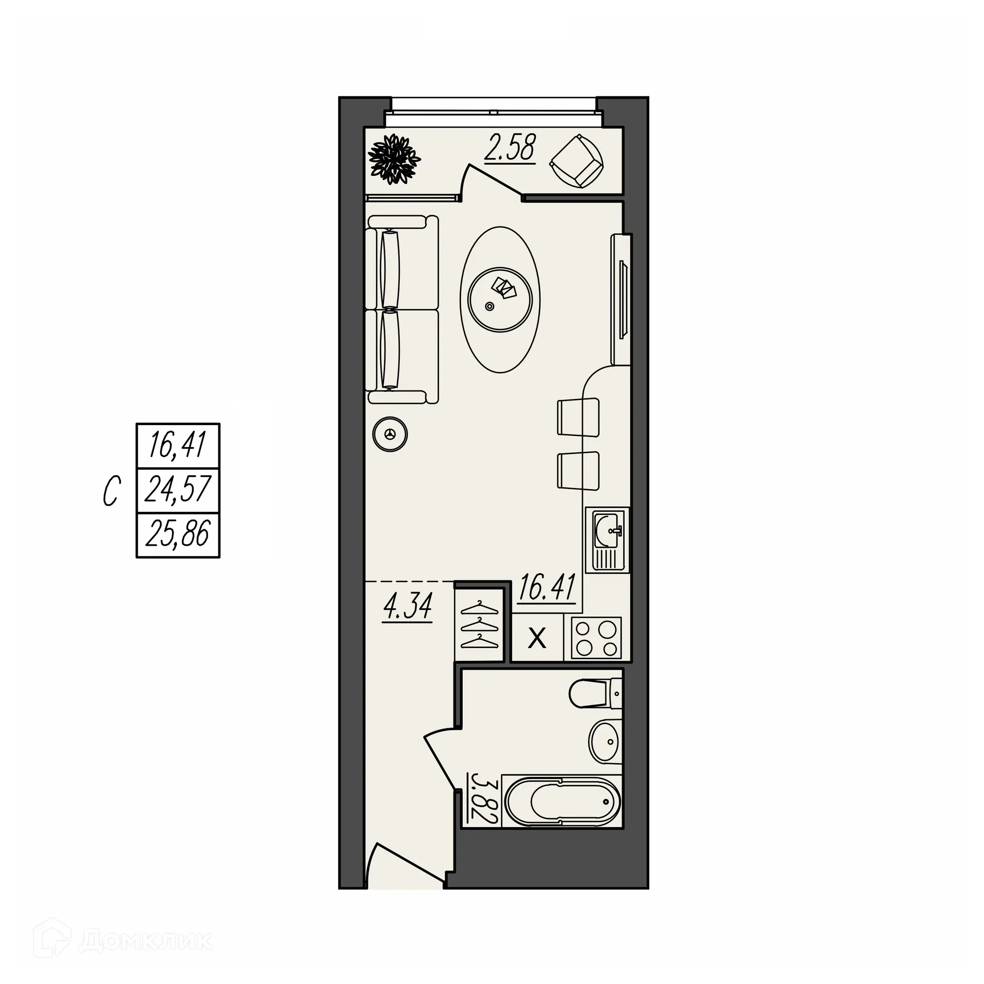 Фото квартиры в ЖК БЕРЕГ ВОЛГИ