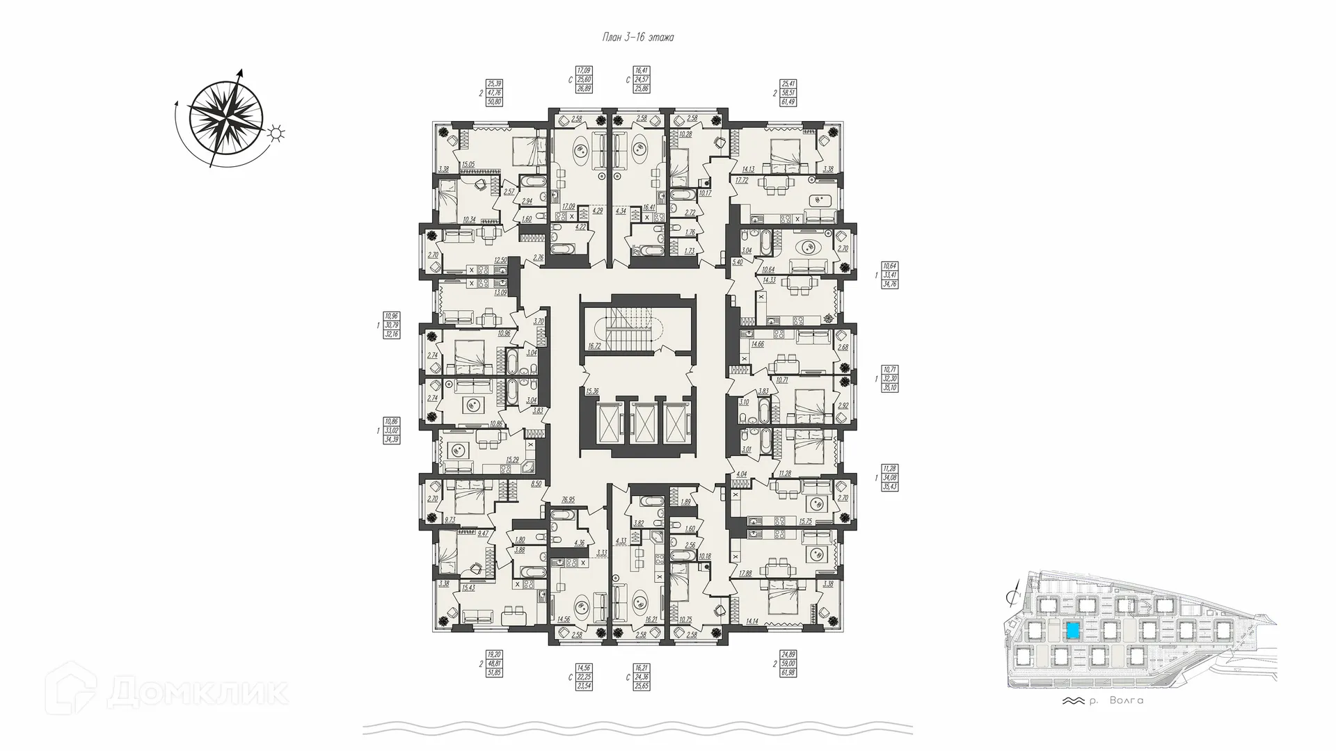 Фото квартиры в ЖК БЕРЕГ ВОЛГИ