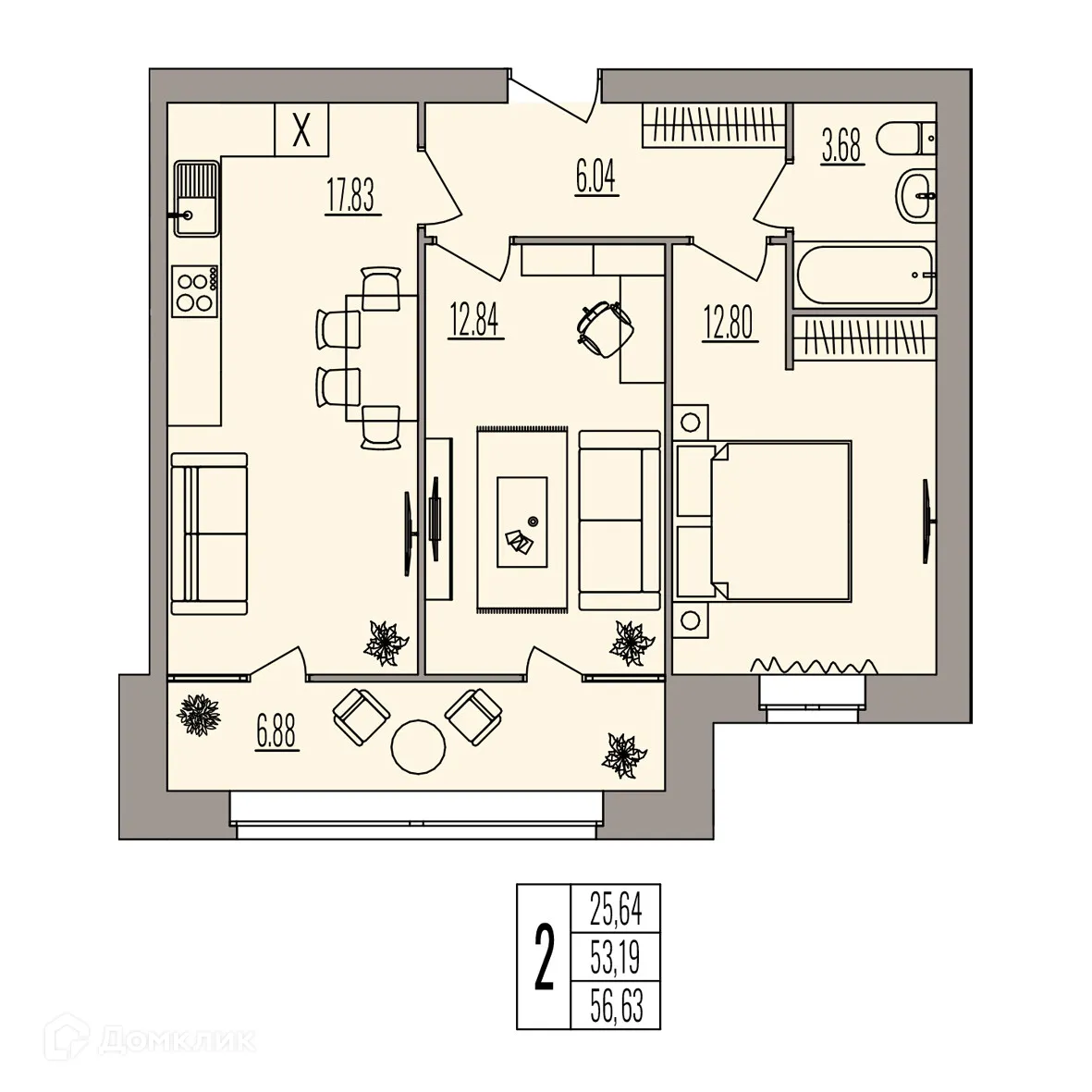 Фото квартиры в ЖК Герои