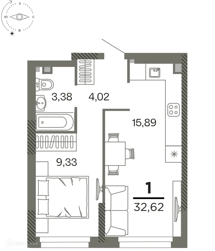 Фото квартиры в ЖК "Северный"