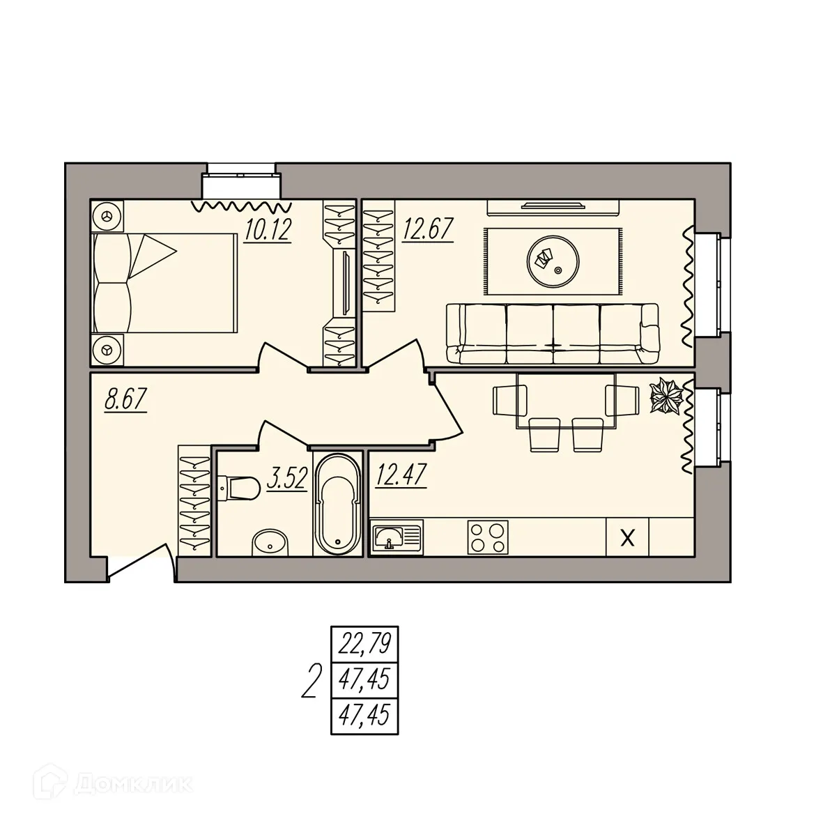 Фото квартиры в ЖК Герои