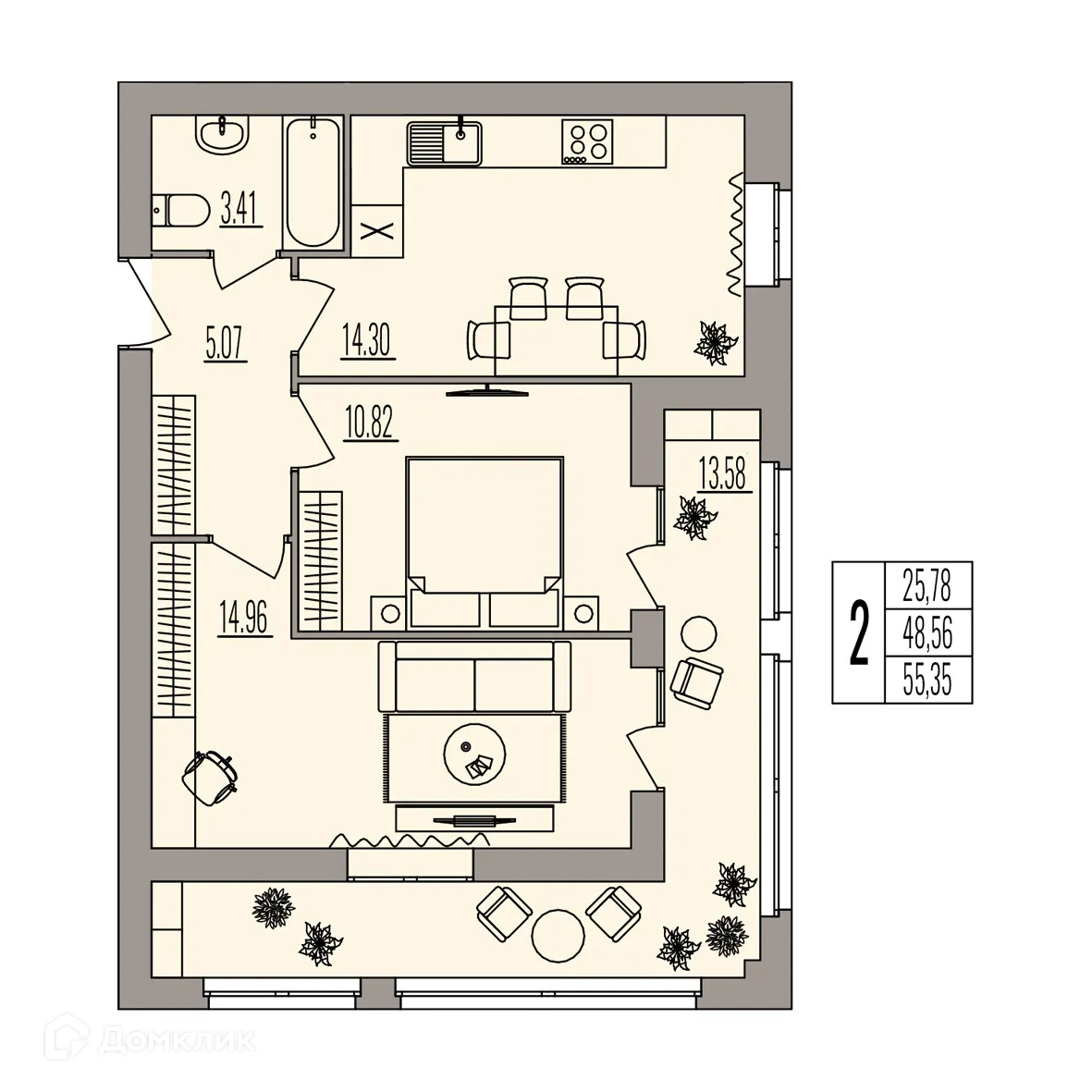 Фото квартиры в ЖК Герои