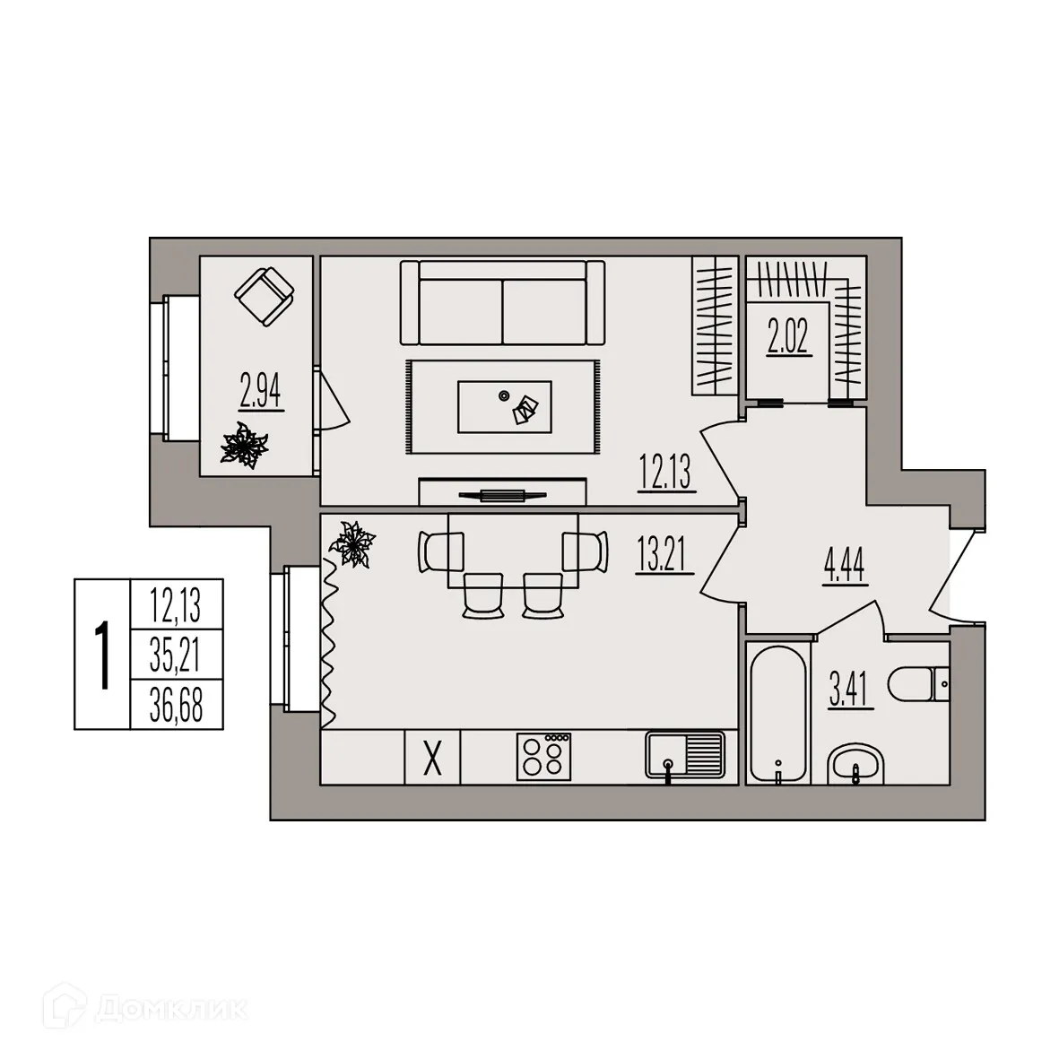 Фото квартиры в ЖК Герои