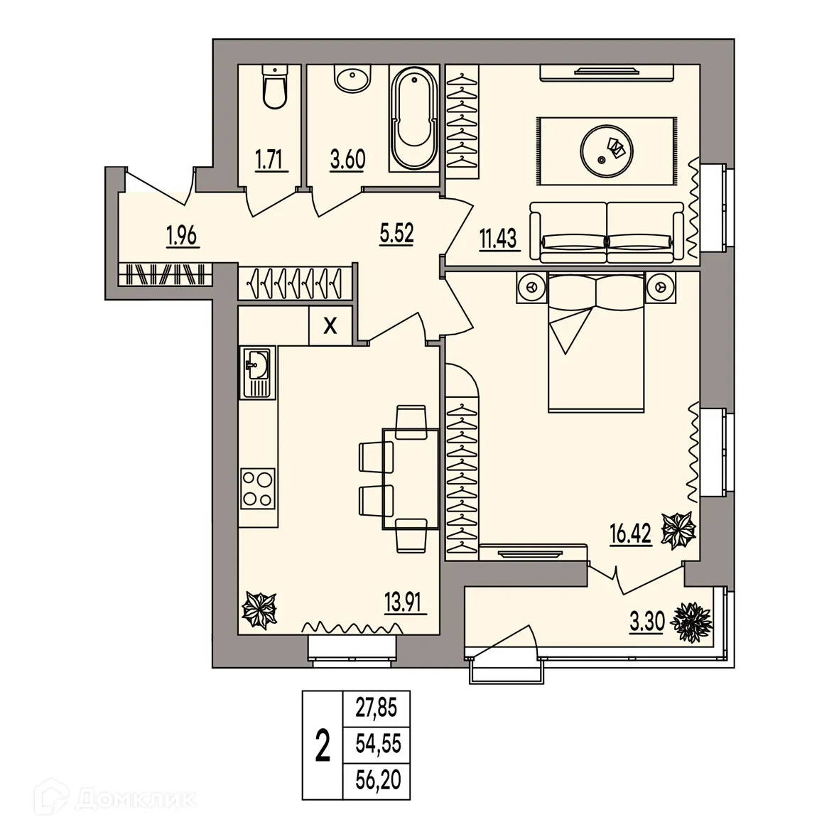 Фото квартиры в ЖК Герои