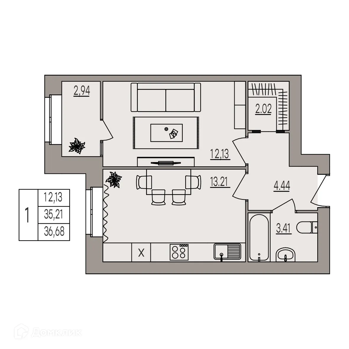 Фото квартиры в ЖК Герои