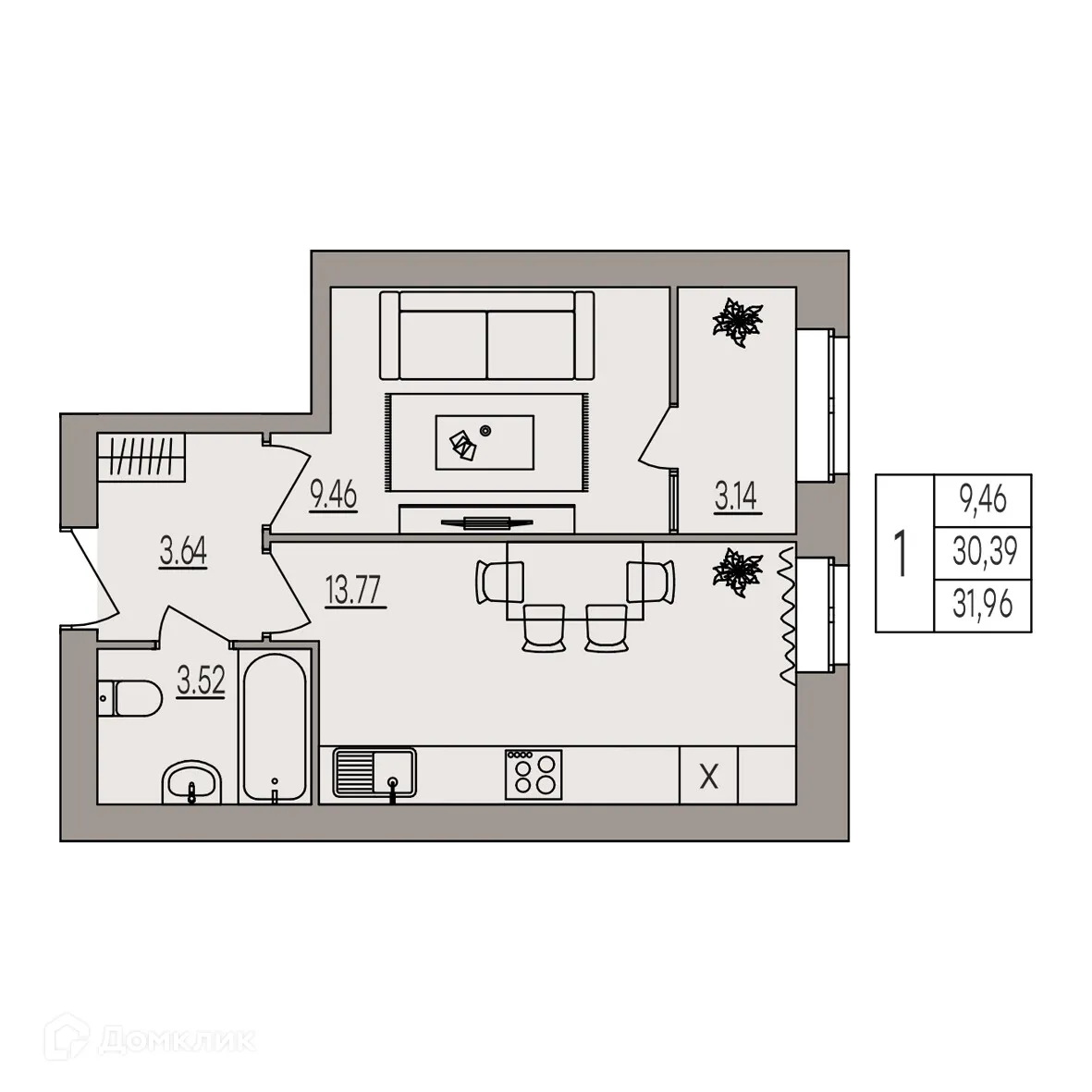 Фото квартиры в ЖК Герои