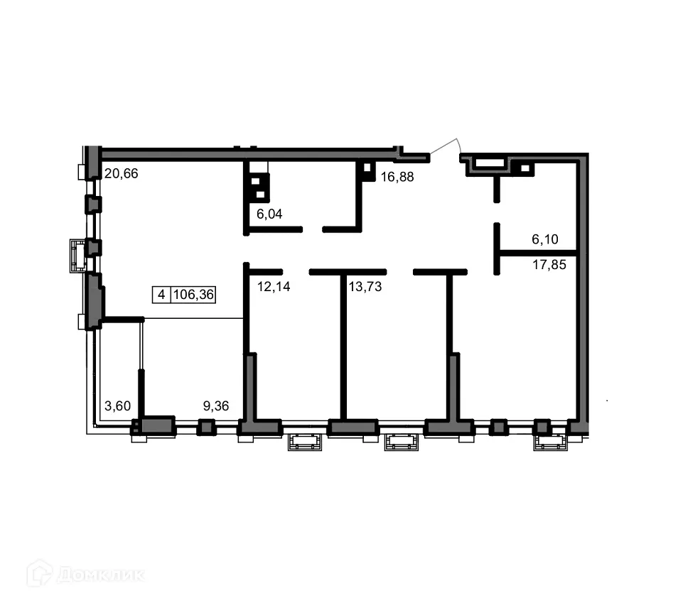 Фото квартиры в ЖК ОМЕГА