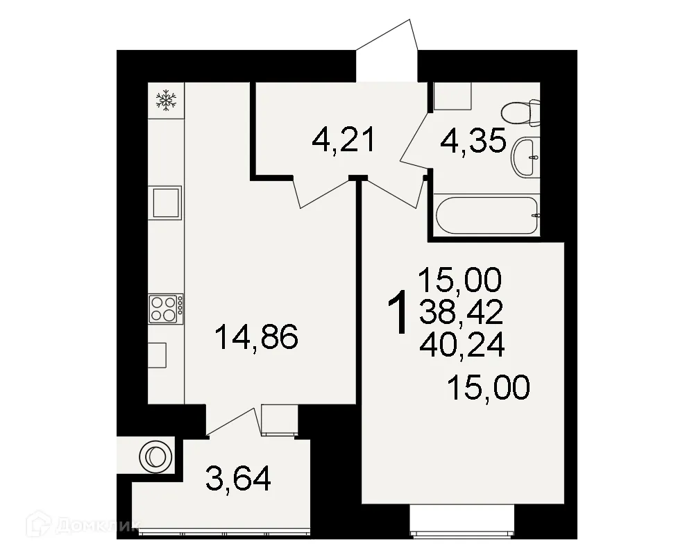 Фото квартиры в ЖК Видный