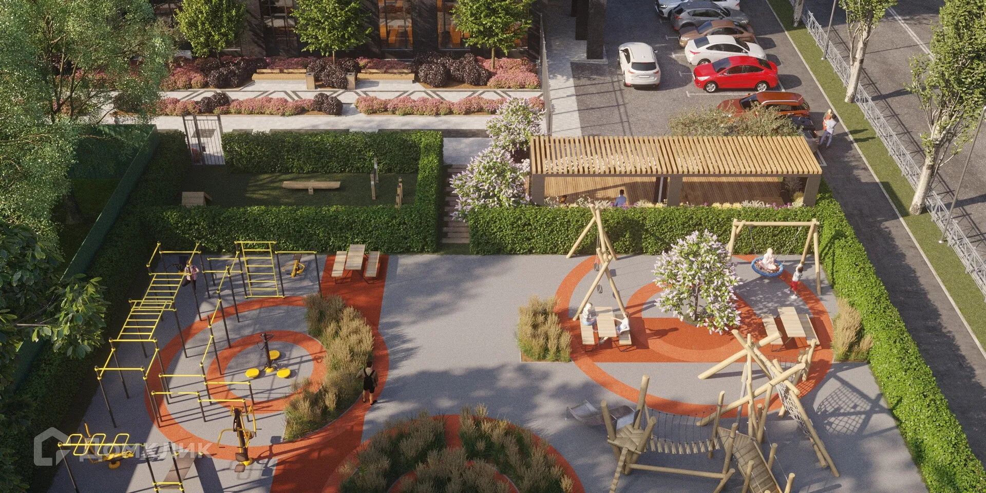 Планировка 2-комнатной квартиры 65.93 м² в ЖК Нобель, г. Рязань — фото 11