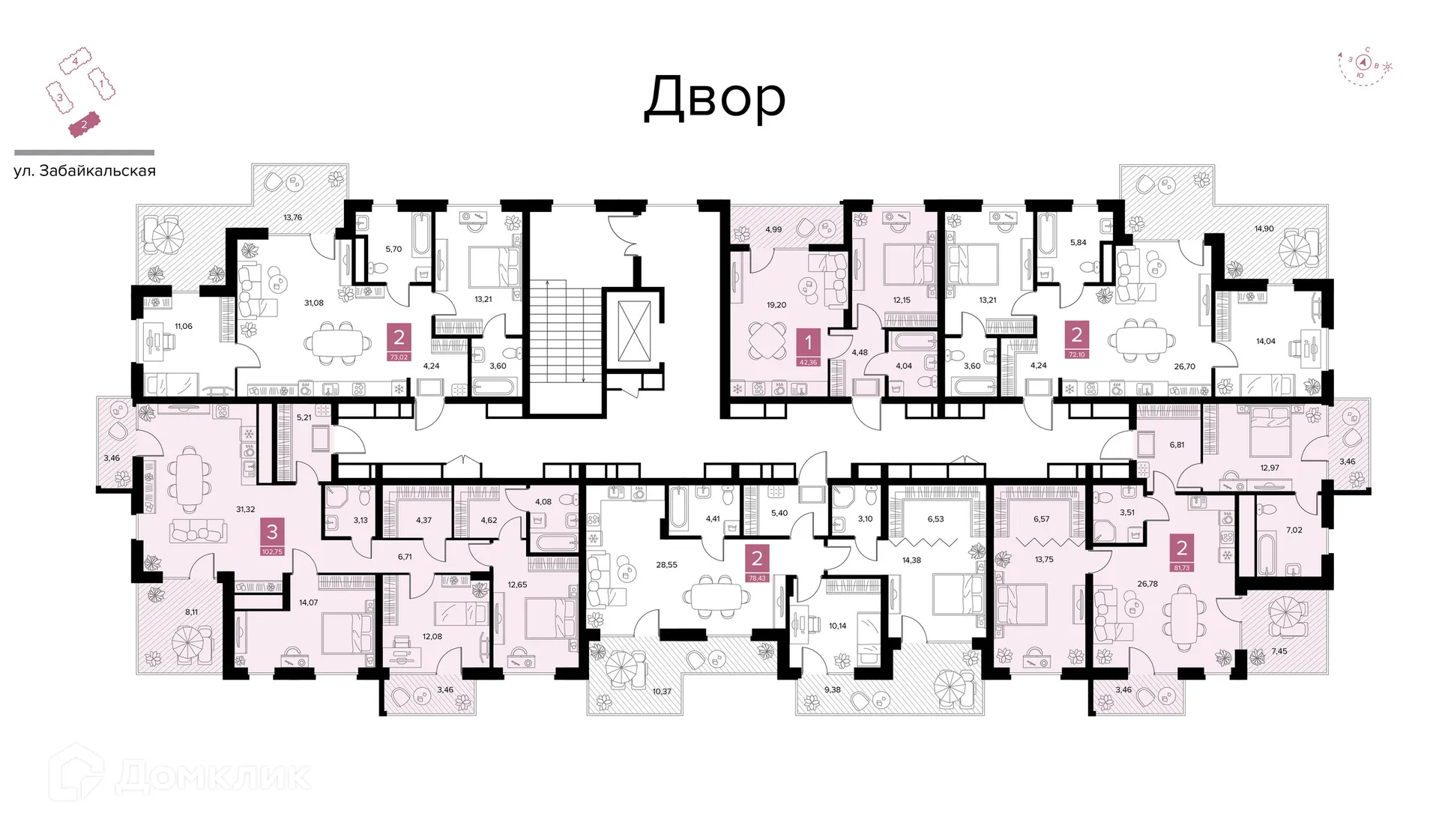 Фото квартиры в ЖК Квартал Дягилев