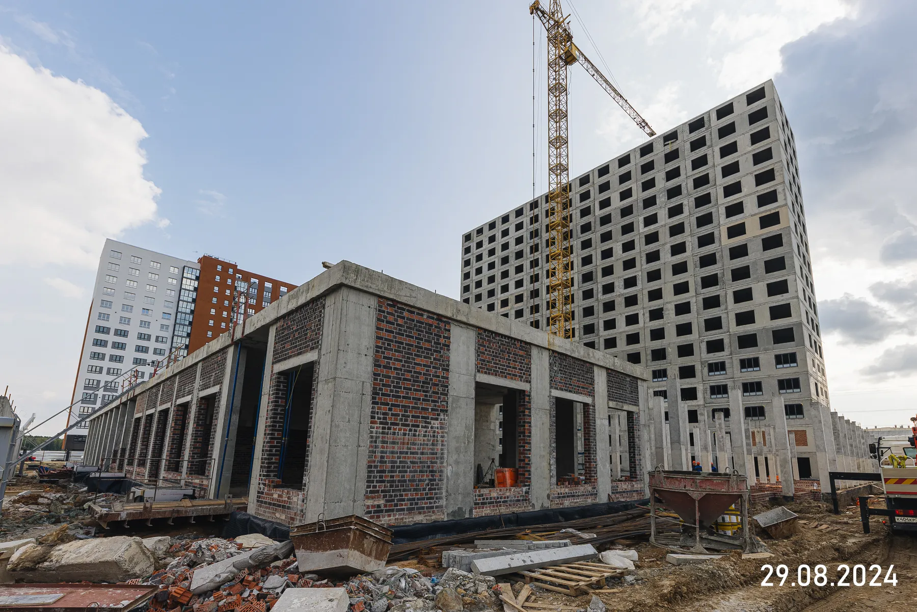 ЖК НИКС СИТИ на Университетской Набережной ход строительства