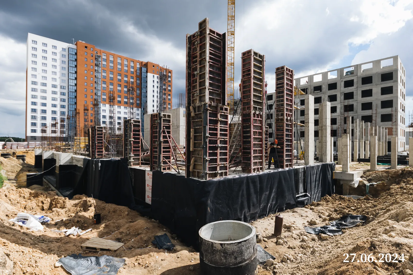 ЖК НИКС СИТИ на Университетской Набережной ход строительства