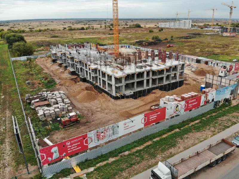 ЖК Правый берег ход строительства