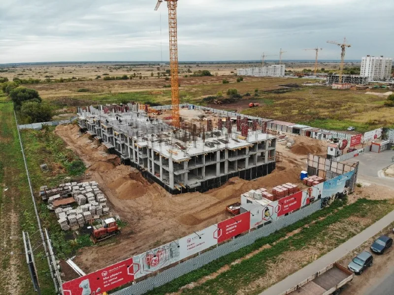 ЖК Правый берег ход строительства