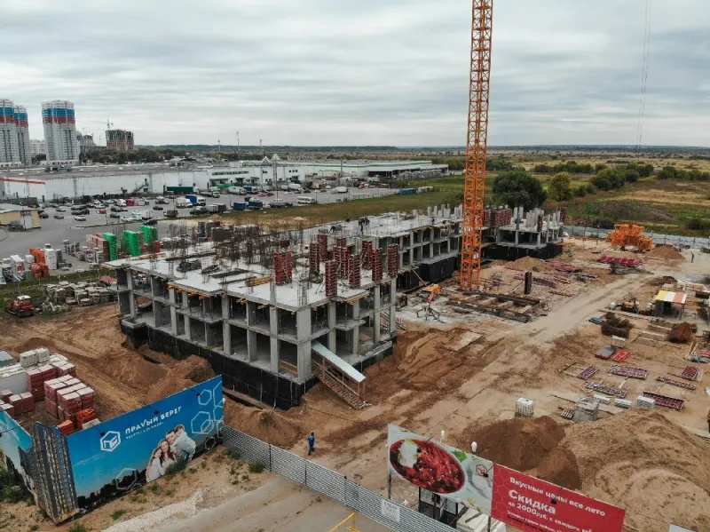 ЖК Правый берег ход строительства
