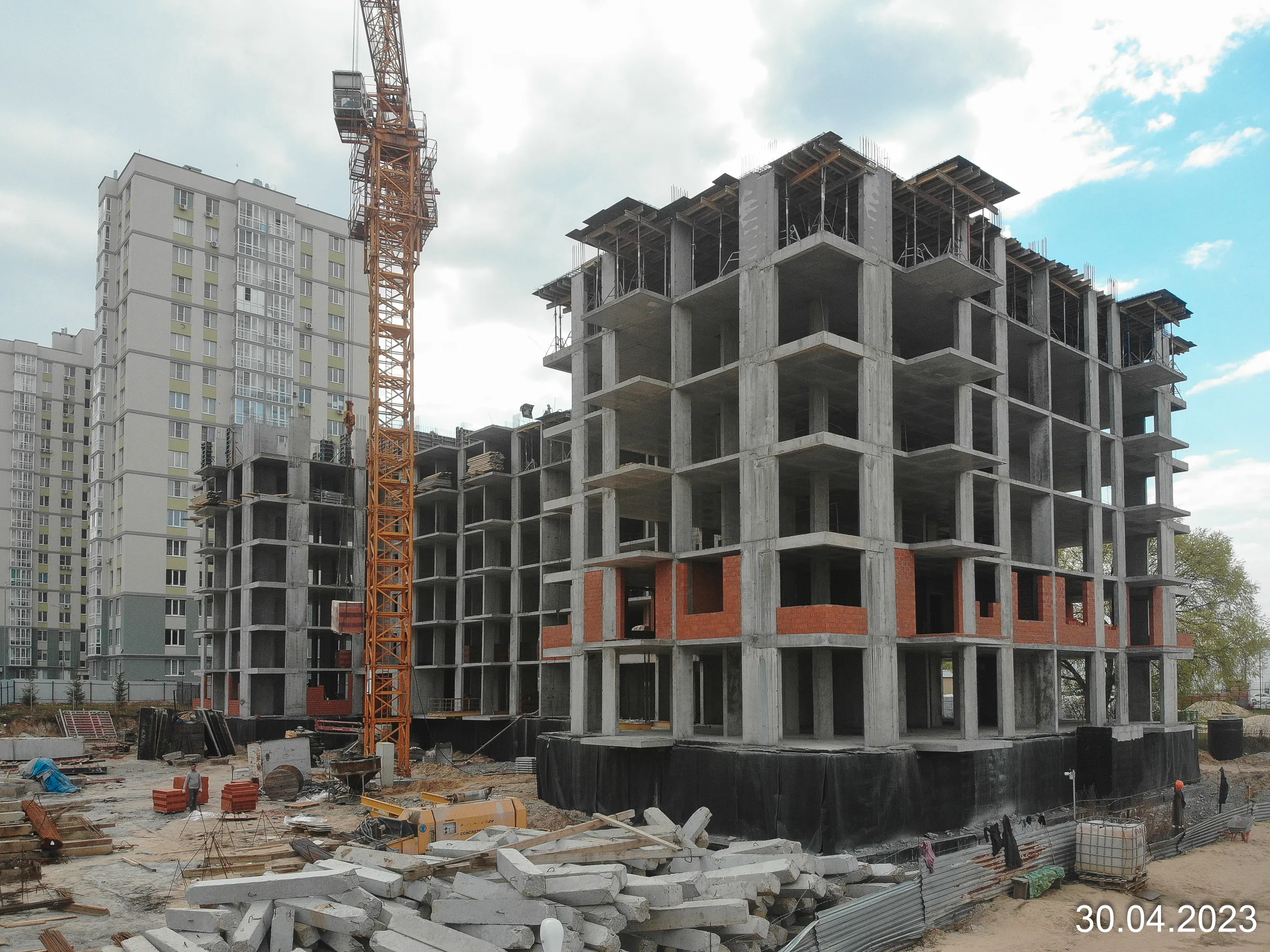 ЖК Правый берег ход строительства