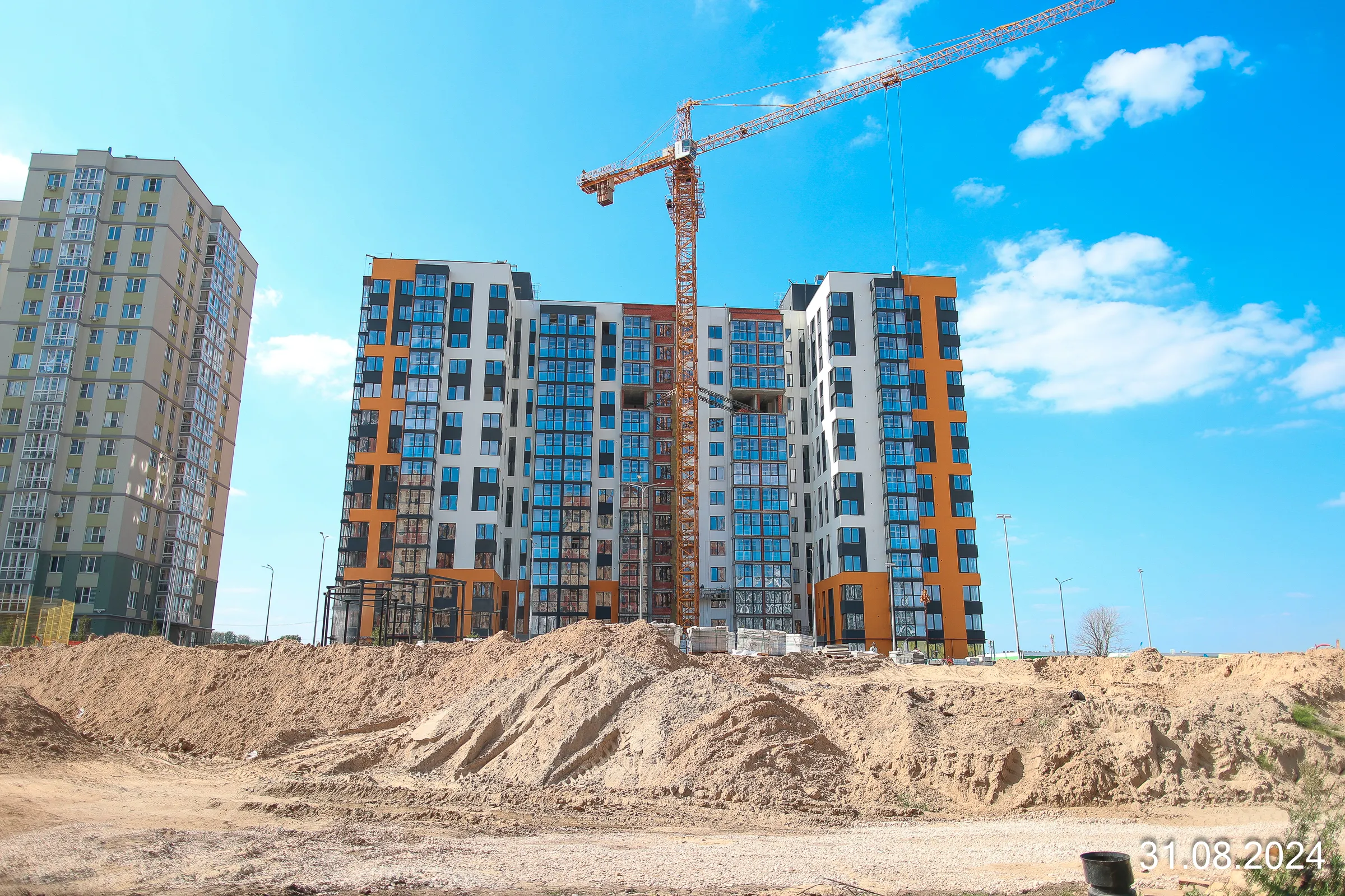 ЖК Правый берег ход строительства