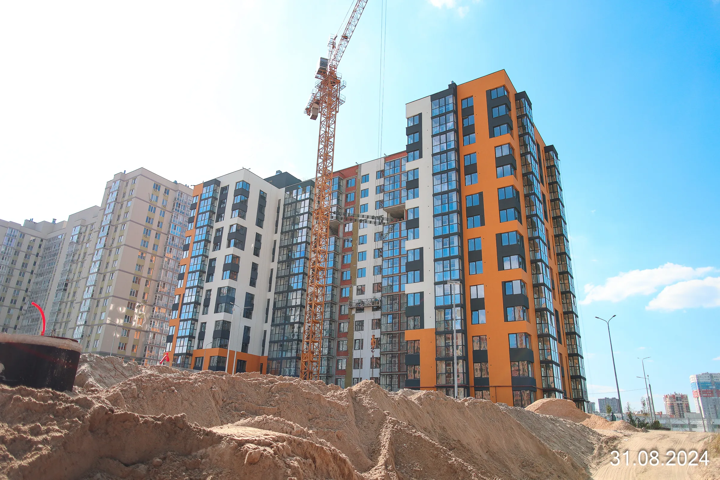 ЖК Правый берег ход строительства