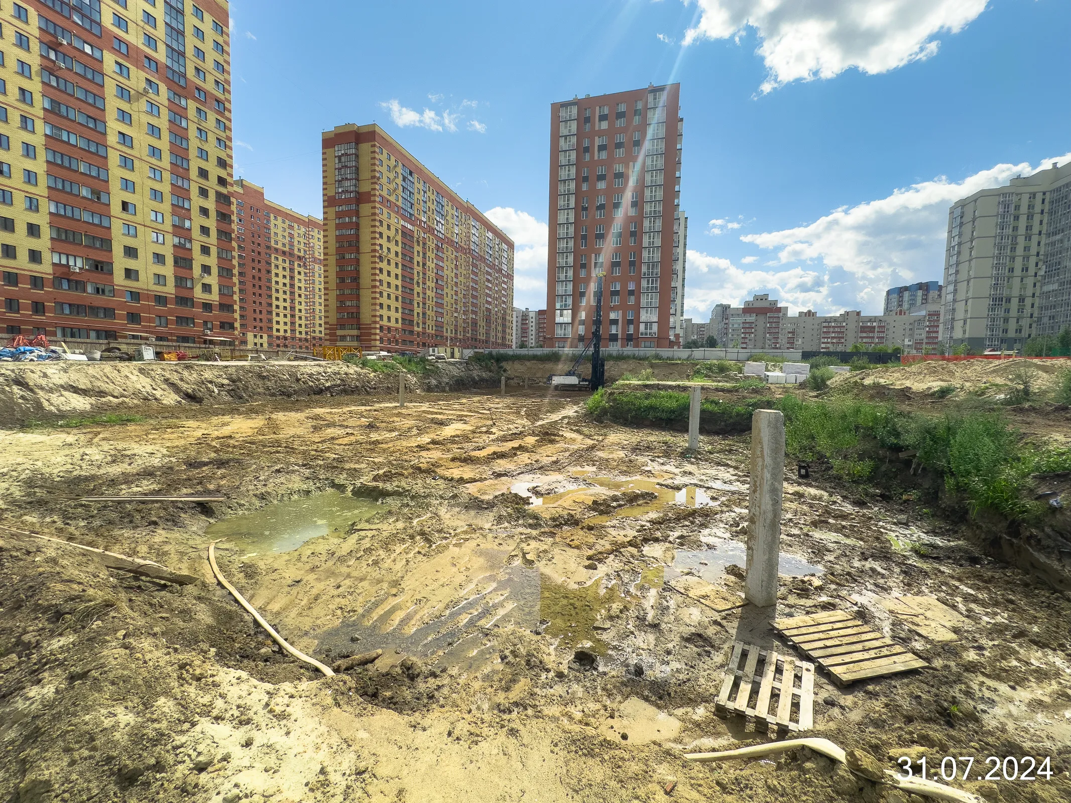 ЖК Правый берег ход строительства